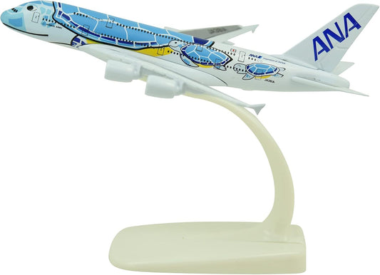 1:500 15cm A380 ANA Sea Turtle Metal Airplane Model Plane Toy Plane Model Blue