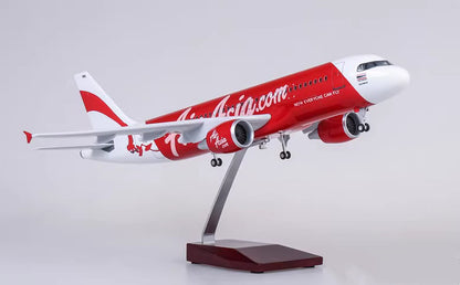 47CM 1:80 Air Asia AIRBUS A320neo Airplane Landing Gears Resin Aircraft Model