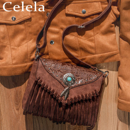Celela Women Crossbody Bag PU Leather Hand Clutch Bags Fashion Wrist Wallet