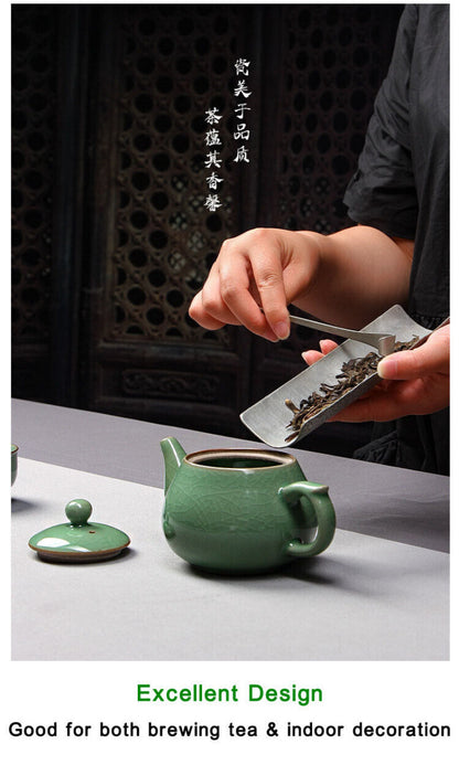 Longquan Celadon Kung Fu Teapot Creative Ceramic Tea Making Di Yao Mei Ziqing