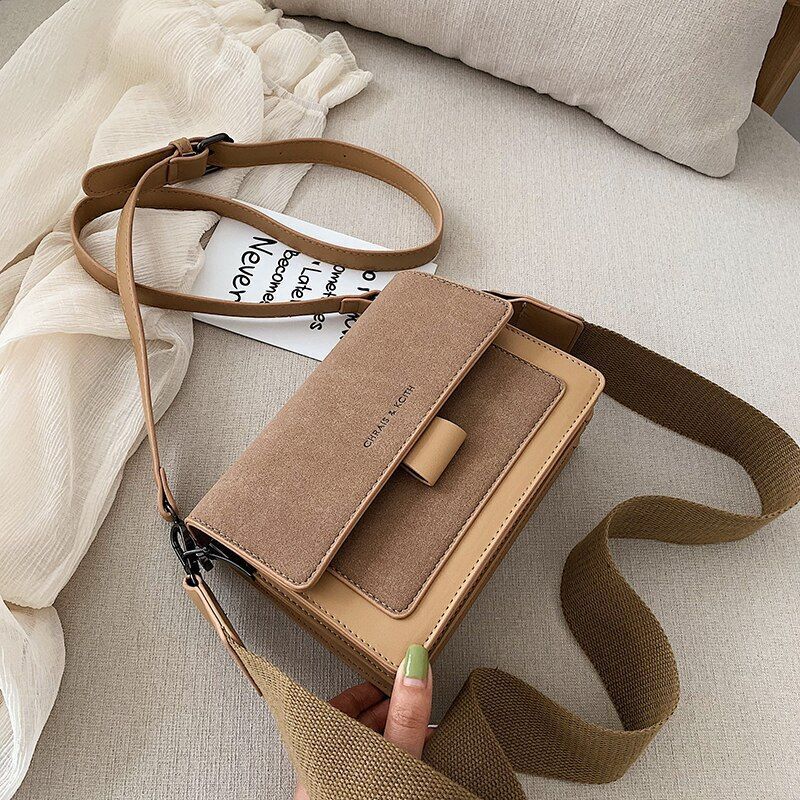 Broadband Shoulder Bag Ladies Messenger Bag Fashion Purse Phone Bag Polyester