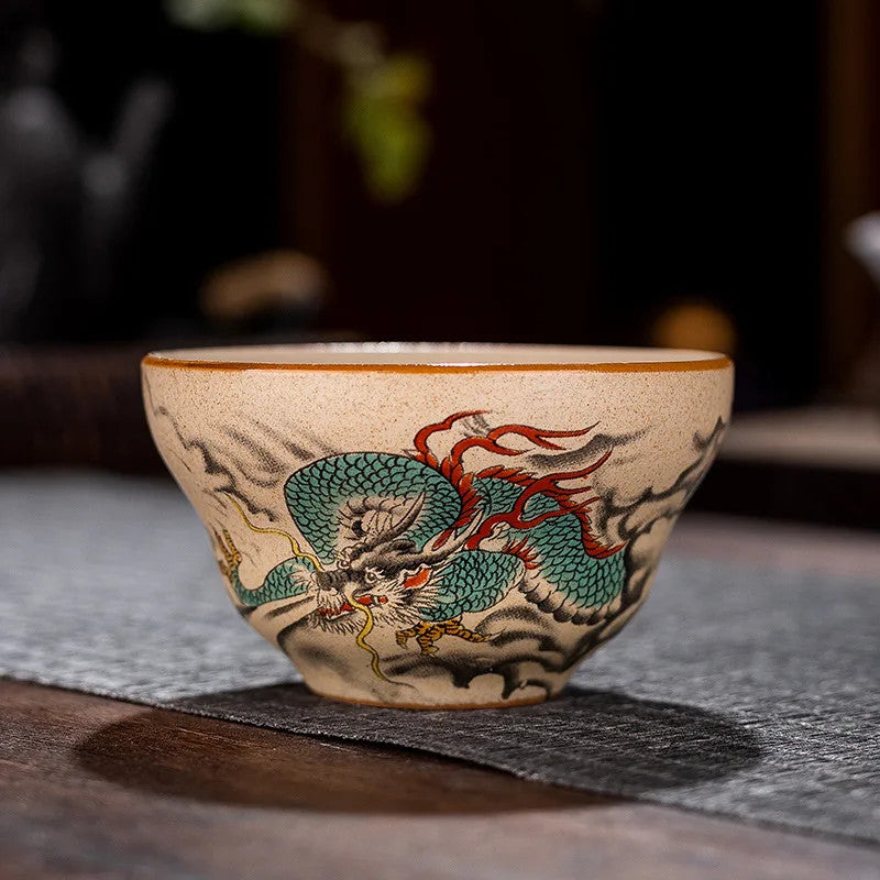 Chinese Zodiac Porcelain Teaware Tea Ceremony Teacup Kungfu Tea-tasting Cup