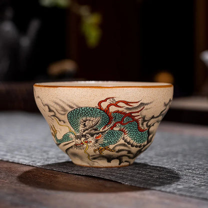 Chinese Zodiac Porcelain Teaware Tea Ceremony Teacup Kungfu Tea-tasting Cup