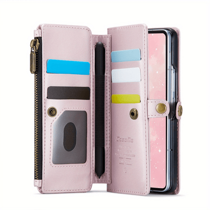 Crossbody for Samsung Galaxy Z Fold 6 Case Wallet Card Holder with Pen Slot