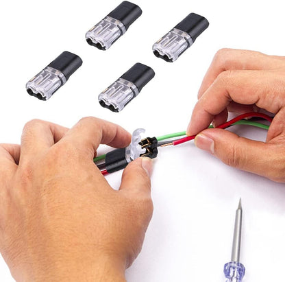 2 Pin Waterproof Electrical Connector Car Automotive Wire Plug Terminal LOT