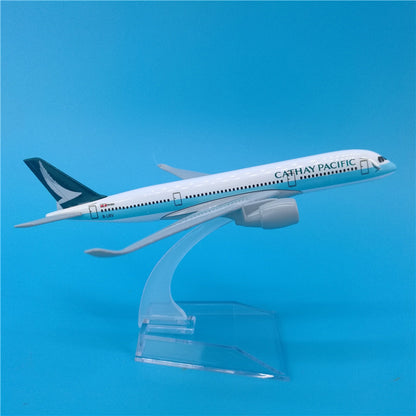 1:400 Aircraft Asia Cathay Pacific A350 Diecast Plane Model Souvenir Ornaments