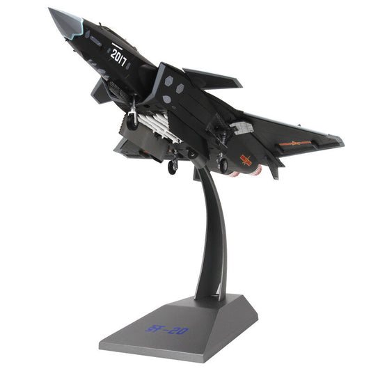 TEERBO J-20 Heavy Stealth Fighter Fire Fang 1/48 diecast plane model aircraft