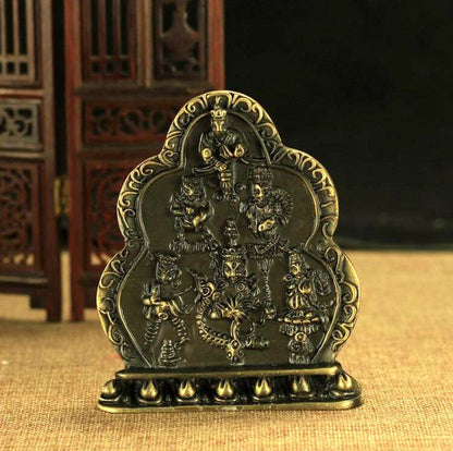 4.3" WATER ZAMBALA JAMBHALA STATUE FORTUNE LUCK BLESSED / BUDDHISM ALTAR MUST!