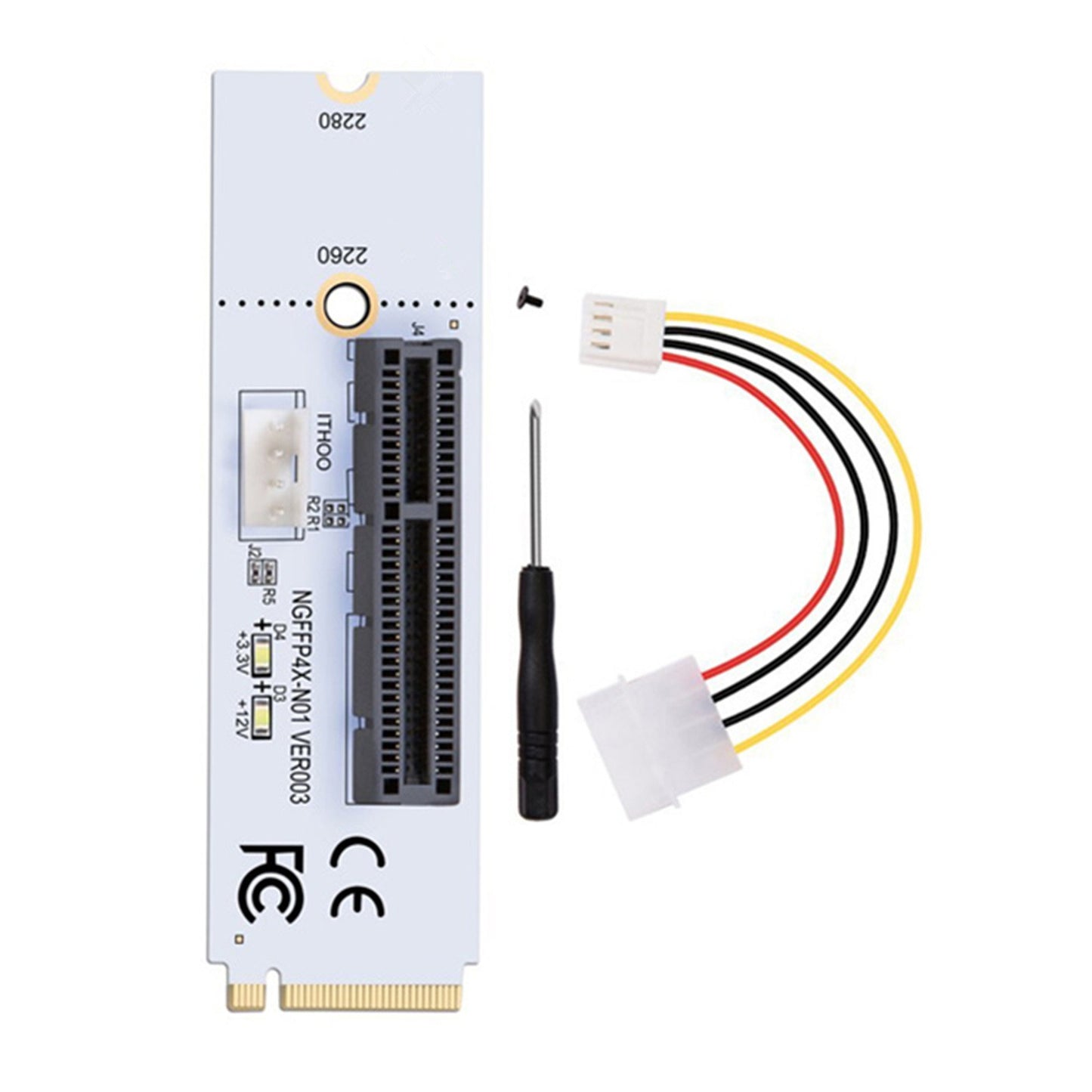 NGFF M.2 M Key to PCI 4X New Adapter For 1X 4X PCIE Slot Easy Installation