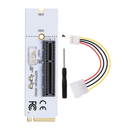 NGFF M.2 M Key to PCI 4X New Adapter For 1X 4X PCIE Slot Easy Installation