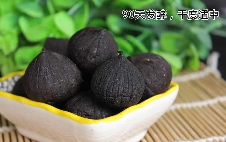 100g~500g 120 Days Fermentation Black Garlic Regulate Blood Sugar Balance Food