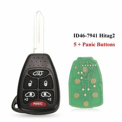 Remote Car Key for Dodge RAM JEEP 315/433Mhz ID46 Entry Transmitter Commander Bt