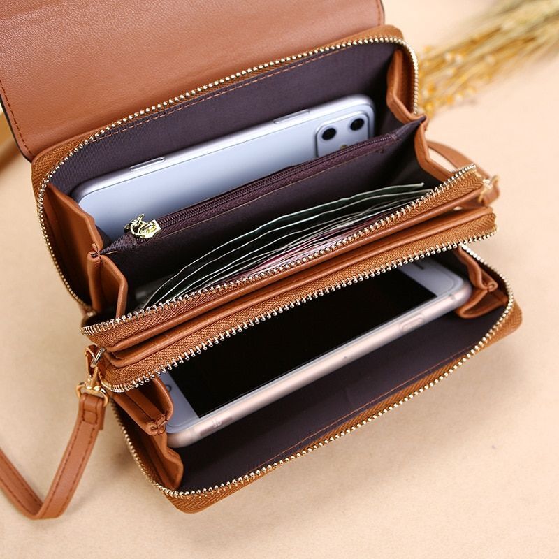 Synthetic Leather Handbags Female Multifunctional Large Capacity Shoulder Bags