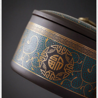 Small Tea Canister Sealed Lid For Loose Tea Yixing Zisha Jar Moisture-proof New