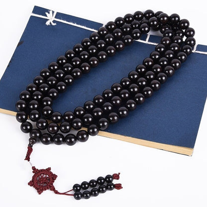 Natural Authentic African Ebony Purple Sandalwood Bracelets Men Women Beads