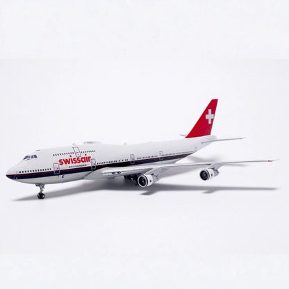 1:400 JC Wings Swissair Boeing 747-300 Passenger Airplane Diecast Plane Model