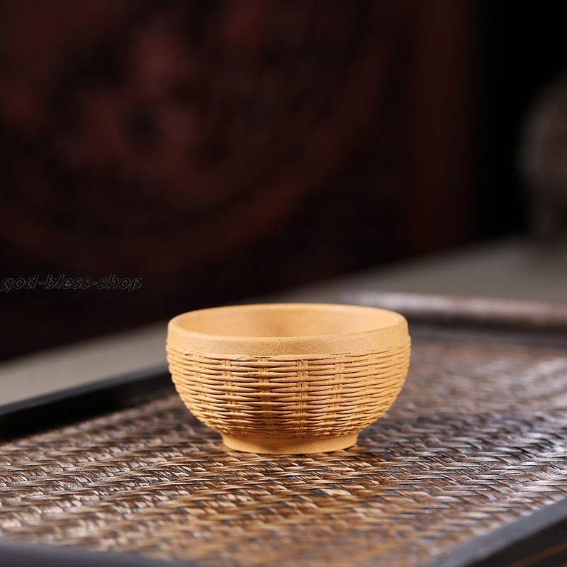 Chinese Yixing Zisha Tea Cup Marked 70ml Kungfu Cup Original Ore Handmade Cups
