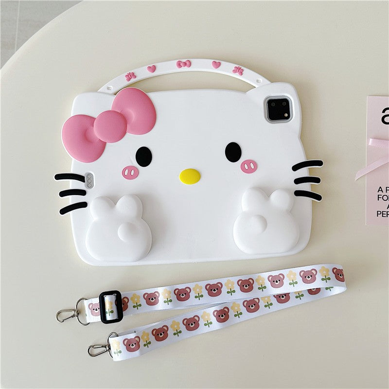 Kitty Kid Stand Case Cover For iPad mini567/ipad air2/ipad6/10th/11th/Air Pro