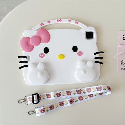 Kitty Kid Stand Case Cover For iPad mini567/ipad air2/ipad6/10th/11th/Air Pro