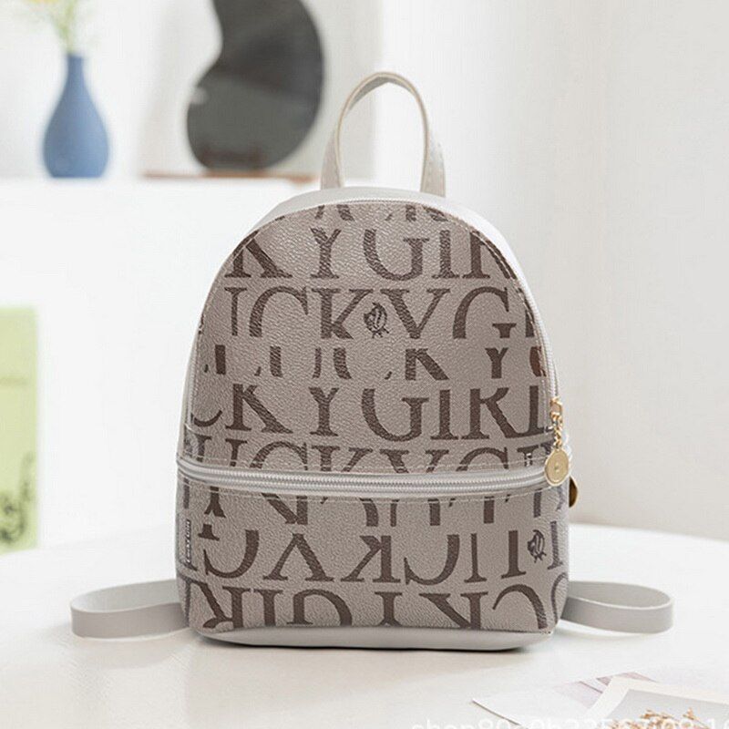 Backpack Synthetic Leather Small Bags Retro Handbag Phone Purse Pouch Travel 1PC