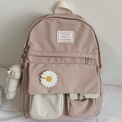 College Student Backpack School Bags Book Nylon Purse 29*14*43 CM Traveling 1 PC