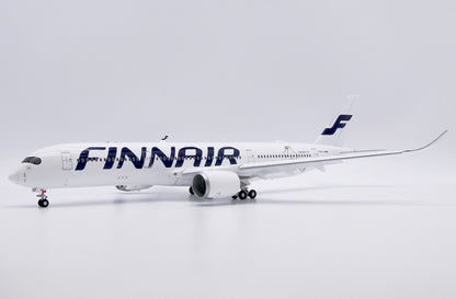 1:200 34CM JC Wings FINNAIR AIRBUS A350-900XWB Flap Down Airplane Diecast Model
