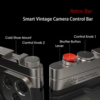 FotorGear Retro DMF Pro Kit ＆ Telephoto Converter Lens for iPhone 17 Pro Series