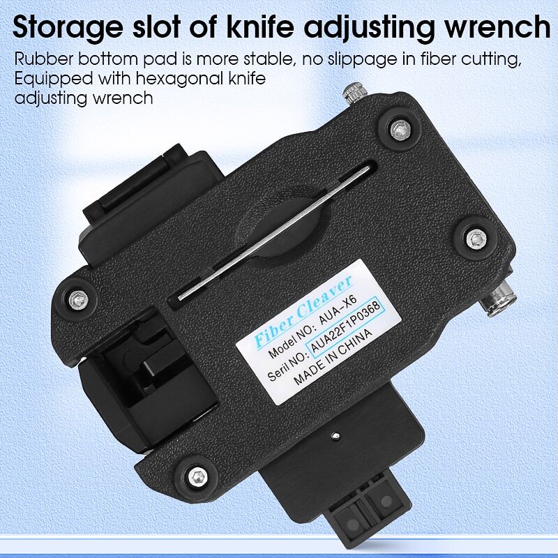 FTTH High-precision AUA-X6 for Cold Joint/hot Melt Optical Fiber Cleaver Machine