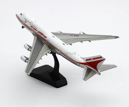 JC Wings Air India for Boeing B747-400 VT-ESO 1:400 Aircraft Pre-built Model