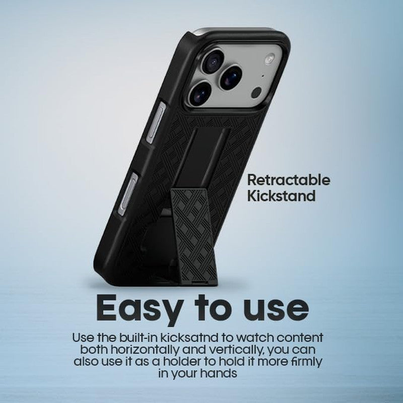 for Iphone 17 Pro Max Holster Case, Belt Clip Case for Iphone 17 Pro Max, Shell
