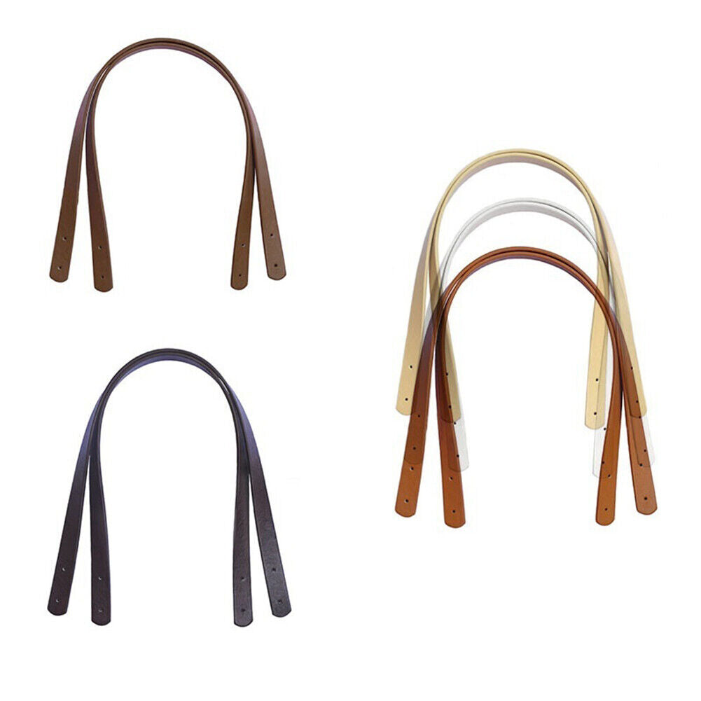 2Pcs Replacement Strap For Handbag Purse Tote Bag PU Leather Handle Strap*US