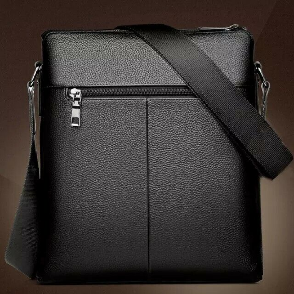 Leather pu Men Crossbody Handbag Messenger Fashion Business Mens Shoulder Bag