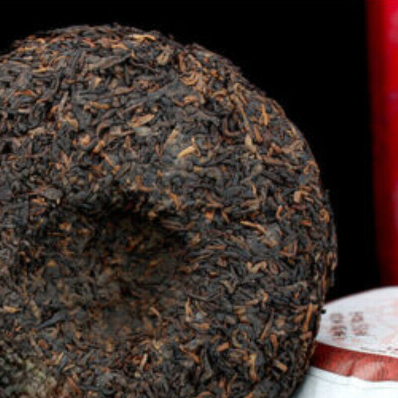 150g Menghai Dayi Ripe Pu-erh Tea Cake Wu Zi Deng Ke Ripe Puer Tea