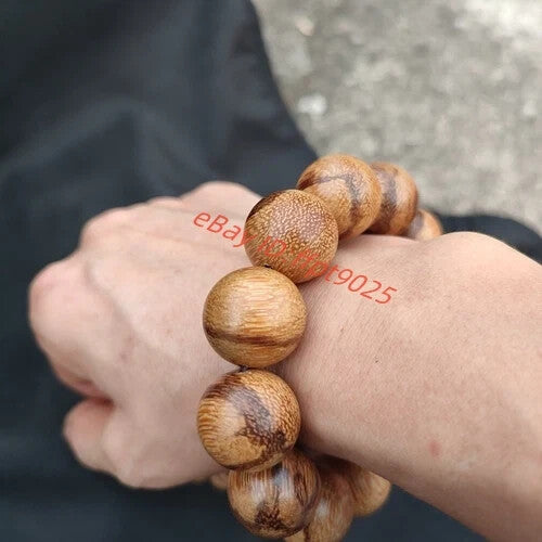 Vietnam Natural Wood Hand String Wood Bracelet Men Buddha Bead Gift Elastic Line