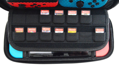 Storage Case for Nintendo Switch, Joy-Cons, 14 Game Cartridges, and Accessories