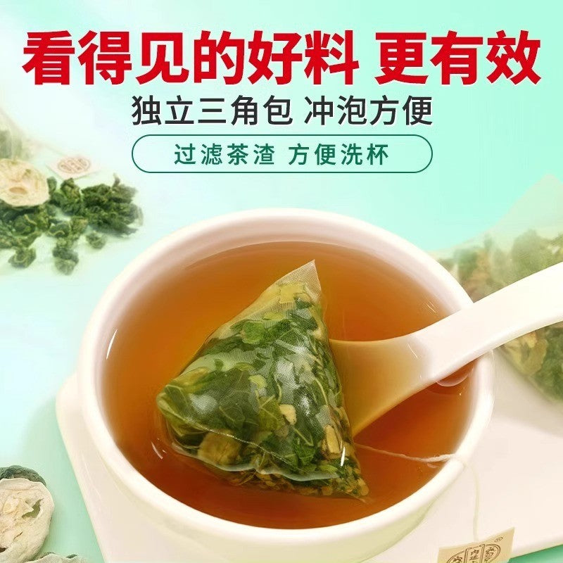 Mulberry Leaf Double Melon Tea Bitter Gourd Wax Gourd 16 Packs Health Tea Bag