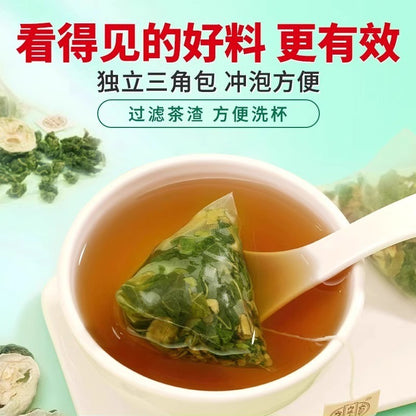Mulberry Leaf Double Melon Tea Bitter Gourd Wax Gourd 16 Packs Health Tea Bag