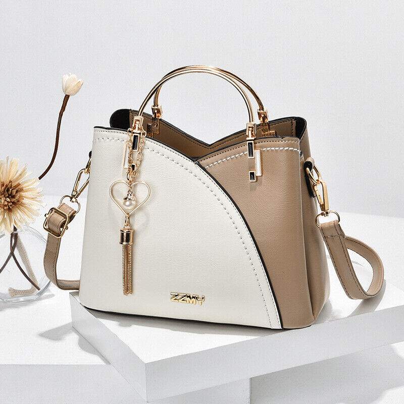 Leather Satchel Handbags Women Crossbody Purse Small Shoulder Messenger Tote Bag
