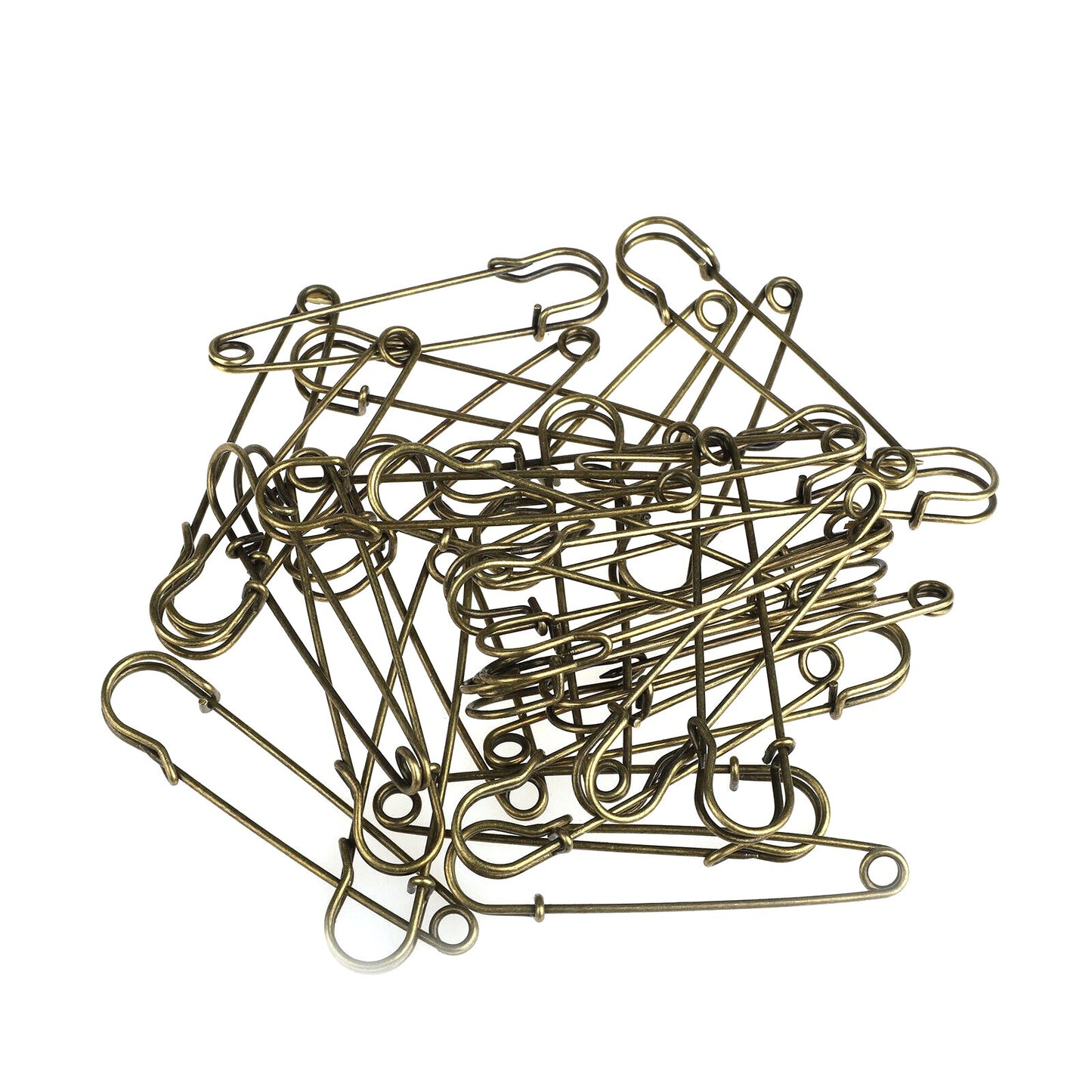 30Pcs Large Safety Pins Heavy Duty Blanket Pins Bulk Steel Spring Lock Pins