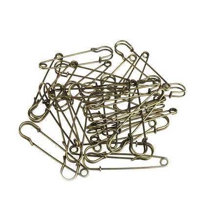 30Pcs Large Safety Pins Heavy Duty Blanket Pins Bulk Steel Spring Lock Pins