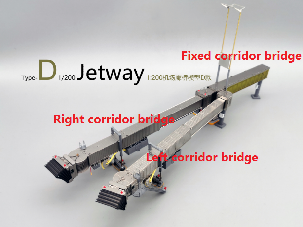 1/200 Airplane Airport Module Terminal Apron Model with Lighting