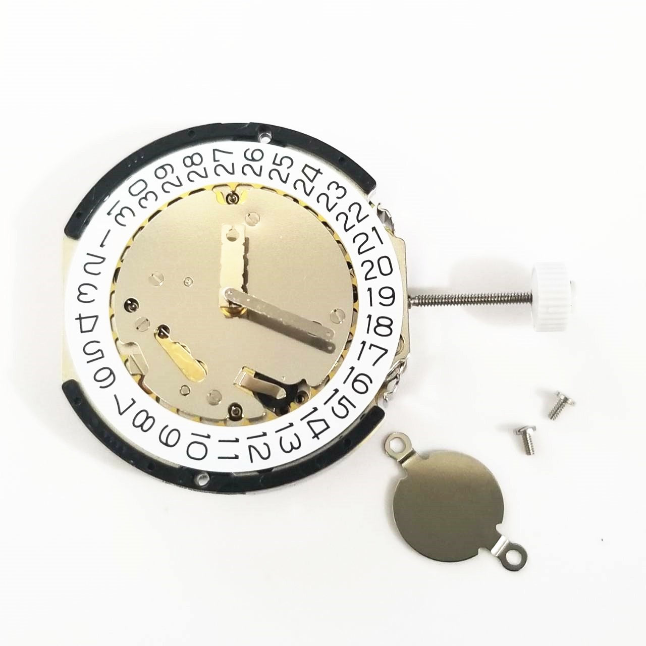 5 Jewels Date at 3 Quartz Chronograph Watch Movement 3 Hands For Ronda 3540.D