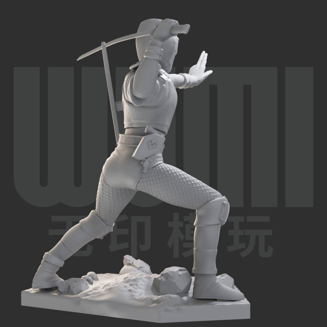1/24 resin figure model Japanese Ninja Killer Unassembled unpainted