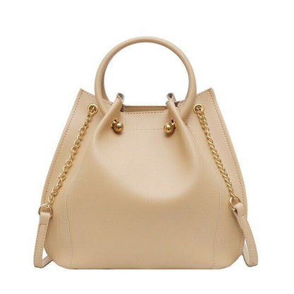Fashion Handbags Large Capacity PU Leather Bucket Crossbody Bag Shoulder Bag