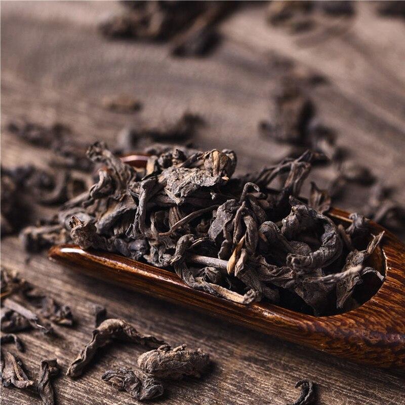 200g Shuang Tian Shu Puer Tea Menghai Banzhang Ripe Puer Tea Tin Can Gift Box