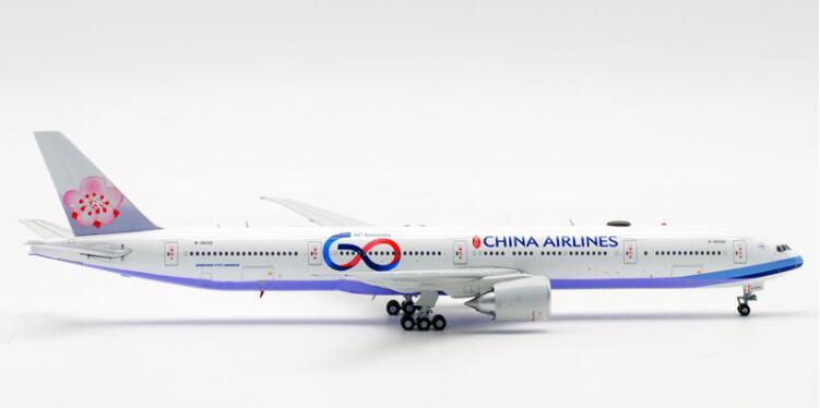 Aviation China Airlines Boeing 777-300ER B-18006 60TH 1/400 diecast plane model