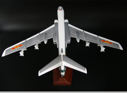 40CM 1:86 China H-6G Bomber Fighter Jet Airplane Resin Aircrarft Plane Model