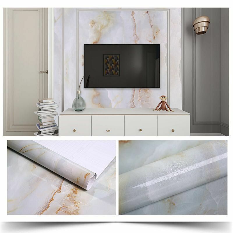 Kitchen PVC Wall Stickers 60cm x 10m Bathroom Self-adhesive Waterproof Wallpaper