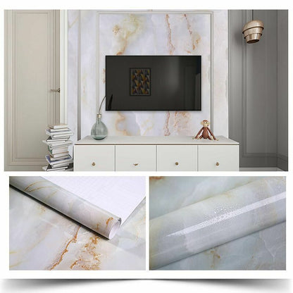Kitchen PVC Wall Stickers 60cm x 10m Bathroom Self-adhesive Waterproof Wallpaper