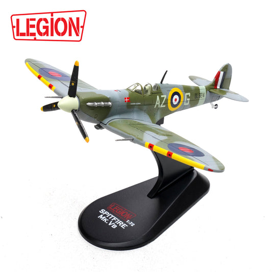 1:72 LEGION SPITFIRE Mk.VB AZ-G234 Alex Stevenson, 1942 Fighter Diecast Model
